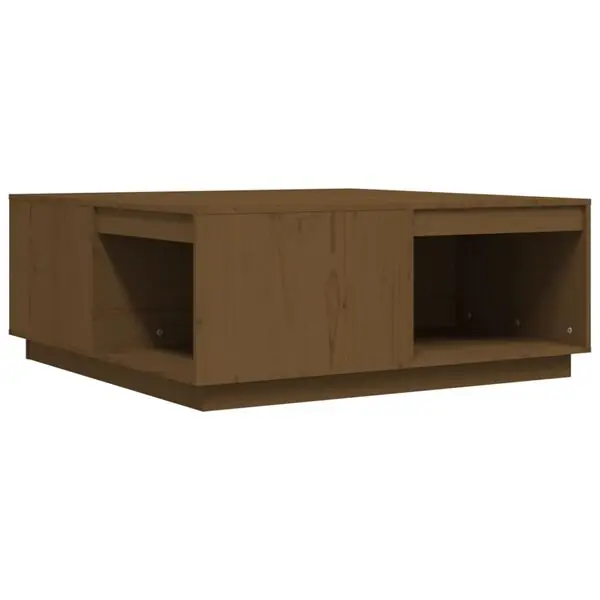 Nyhet vidaXL Soffbord honungsbrun 100x101x40,5 cm massiv furu