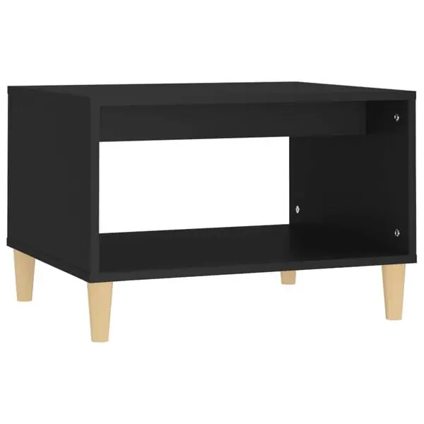 Endast denna vecka vidaXL Soffbord svart 60x50x40 cm konstruerat trä