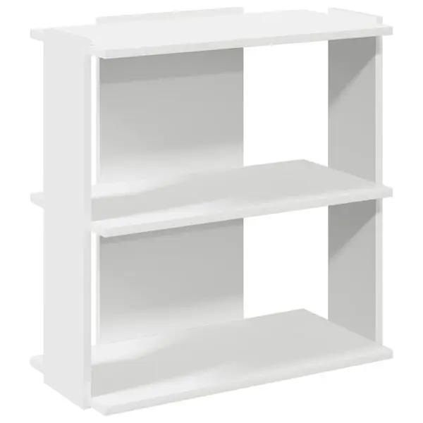 vidaXL Bokhylla 3 hyllplan vit 60x30x60 cm konstruerat trä Snabb frakt