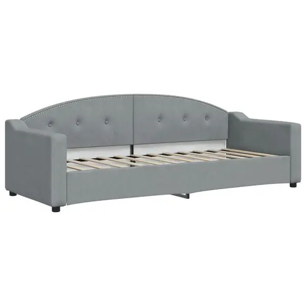 vidaXL Dagbädd ljusgrå 80x200 cm tyg Begränsat erbjudande