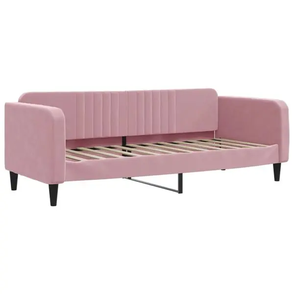 Sista chansen vidaXL Dagbädd rosa 80x200 cm sammet