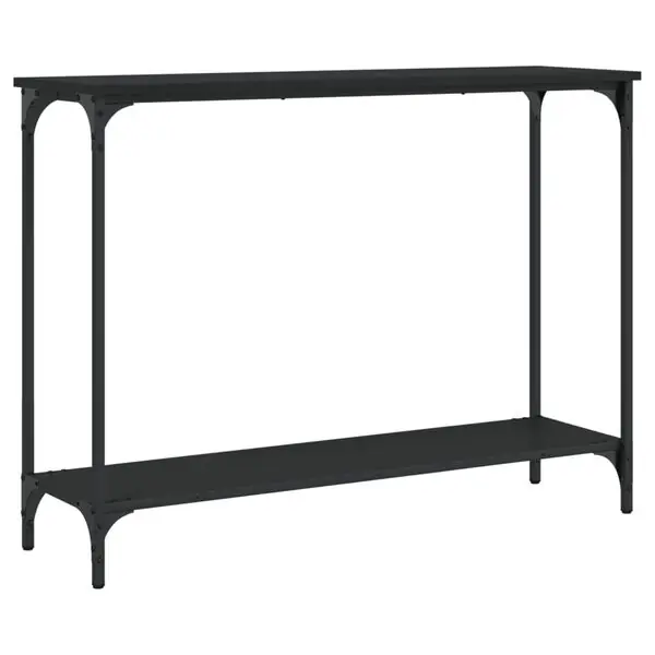 vidaXL Avlastningsbord svart 101x30,5x75 cm konstruerat trä Endast idag
