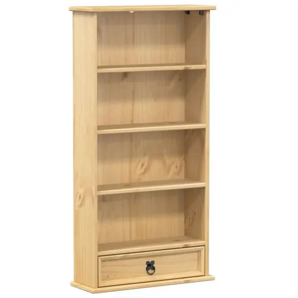 vidaXL CD-hylla Corona 52x17,5x103 cm massiv furu Handla nu