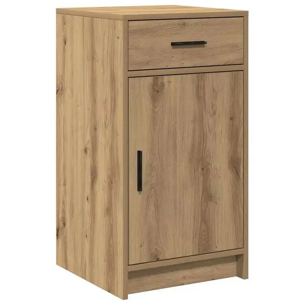 Rabatter vidaXL Sideboard med låda Artisan Ek 40 x 40,5 x 75 cm Konstruerat trä