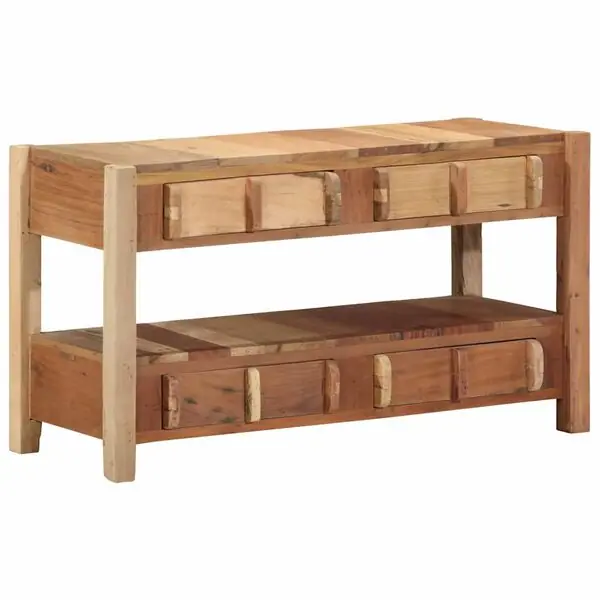 Endast idag vidaXL TV-skåp med låda Brun 83 x 33 x 46 cm Solid återvunnen trä