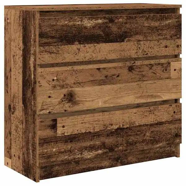 vidaXL Skänk gammalt trä 80x35x76 cm konstruerat trä Snabb leverans