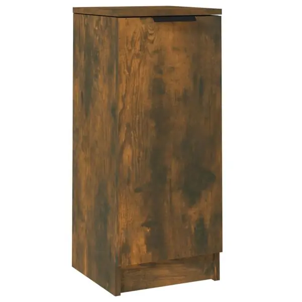 vidaXL Förvaringsskåp rökfärgad ek 30x30x70 cm konstruerat trä Fynd