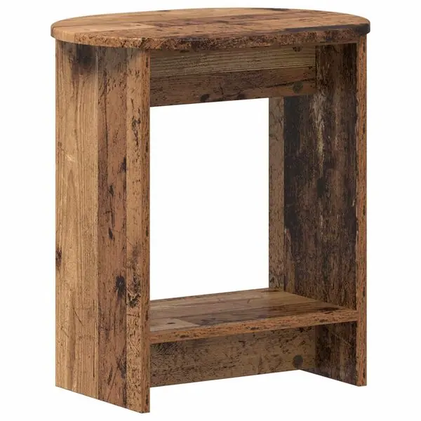 vidaXL Sidobord Gammalt trä 50 x 39,5 x 55 cm Konstruerat trä Begränsat erbjudande