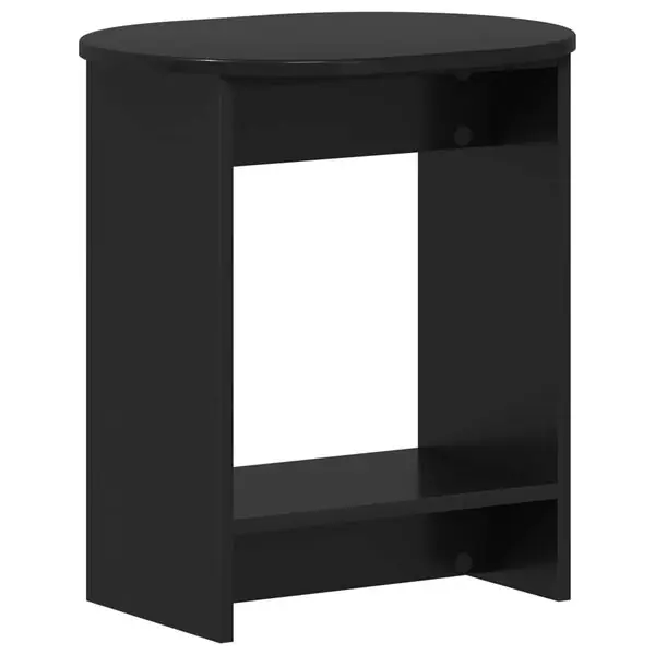 Begränsat antal vidaXL Sidobord Svart 50 x 39,5 x 55 cm Konstruerat trä