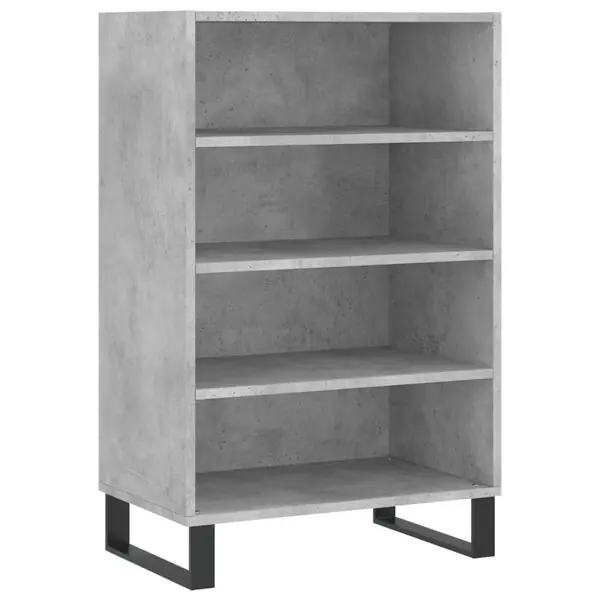 vidaXL Högskåp betonggrå 57x35x90 cm konstruerat trä Köp nu