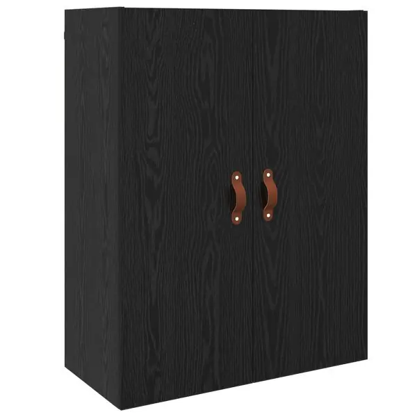 vidaXL Väggskåp Svart Ek 69,5 x 34 x 90 cm Konstruerat trä Beställ nu
