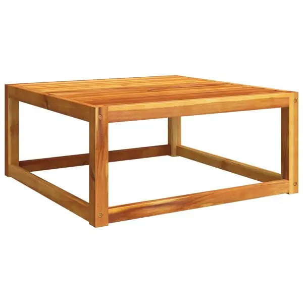 vidaXL Trädgårdsbord 65x65x29 cm massivt akaciaträ Fynd