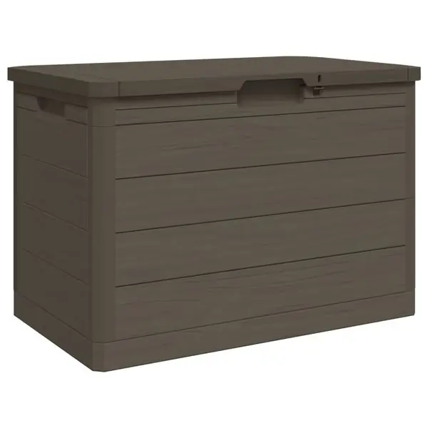 vidaXL Dynbox brun 77,5x44,5x53 cm polypropen Outlet