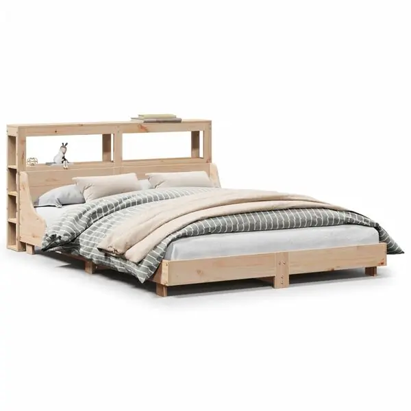 Beställ nu vidaXL Sängram utan madrass 140x190 cm massiv furu