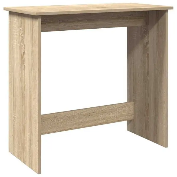 vidaXL Skrivbord sonoma-ek 80x40x75 cm konstruerat trä Rea