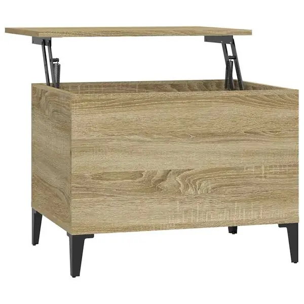 Endast idag vidaXL Soffbord sonoma-ek 60x44,5x45 cm konstruerat trä