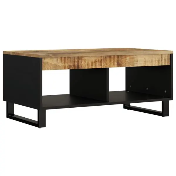 vidaXL Soffbord 90x50x40 cm massivt mangoträ Outlet