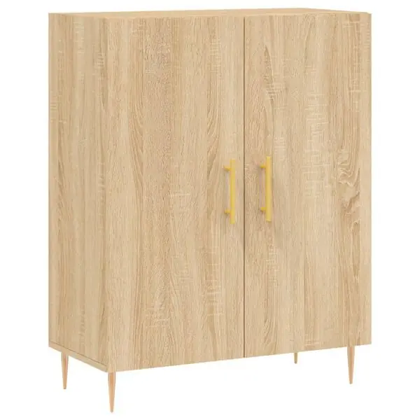 vidaXL Skänk sonoma-ek 69,5x34x90 cm konstruerat trä Populär