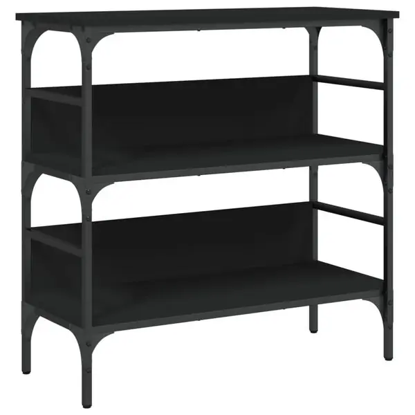 Kundfavorit vidaXL Konsolbord svart 75x32x75 cm konstruerat trä