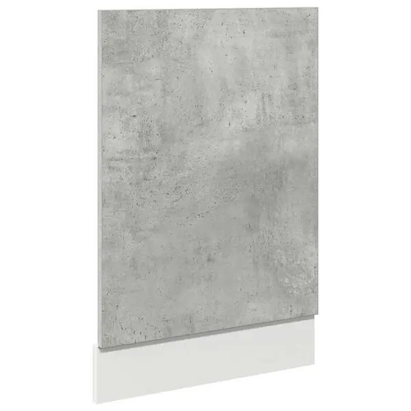 Kundfavorit vidaXL Front för diskmaskin &lLyon&r betonggrå 45x3x67 cm