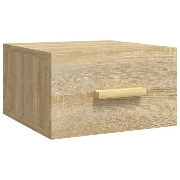 Fynd vidaXL Väggmonterat sängbord sonoma-ek 35x35x20 cm