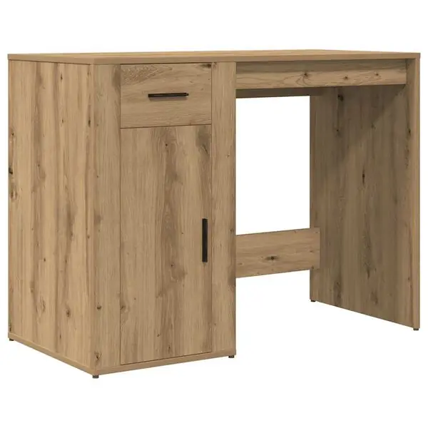 vidaXL Skrivbord artisan ek 100x49x75 cm konstruerat trä Sista chansen