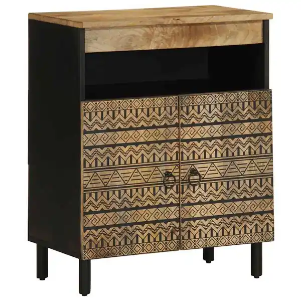 Outlet vidaXL Skänk 60x33,5x75 cm massivt grovt mangoträ