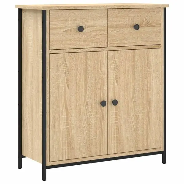 Erbjudandepris vidaXL Skänk sonoma-ek 70x30x80 cm konstruerat trä