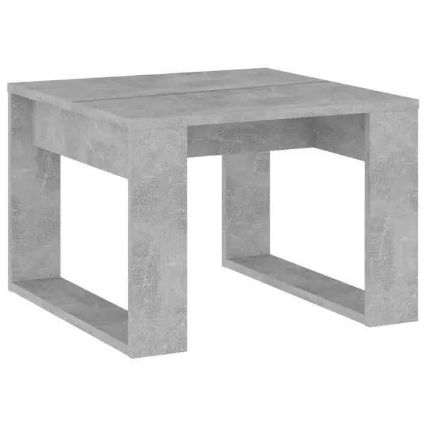 risnedsättning vidaXL Sidobord betonggrå 50x50x35 cm konstruerat trä