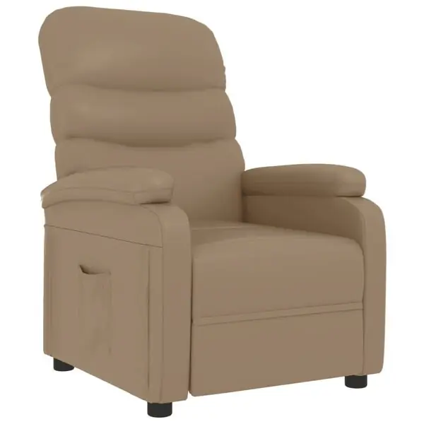 Fynd vidaXL Reclinerfåtölj cappuccino konstläder