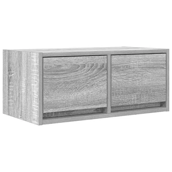 vidaXL TV-bänk grå sonoma 60x31x25,5 cm konstruerat trä Rabatter