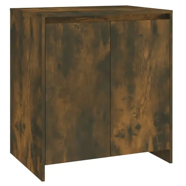 vidaXL Skänk rökfärgad ek 70x41x75 cm konstruerat trä Nyhet