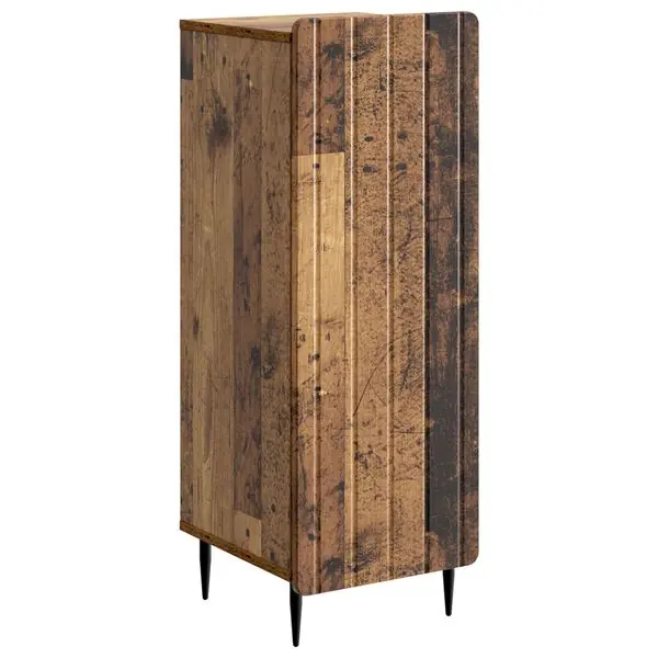 Beställ idag vidaXL Sideboard Gammalt trä 34,5 x 33 x 92 cm Konstruerat trä