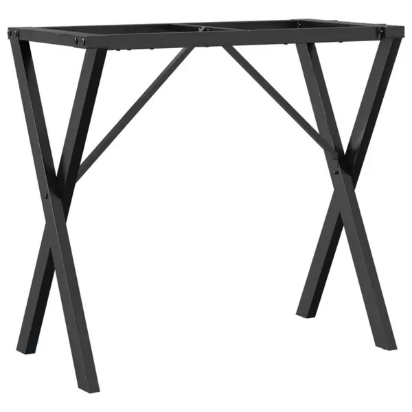 vidaXL Bordsben för matbord X-ram 80x40x73 cm stål Populärt val