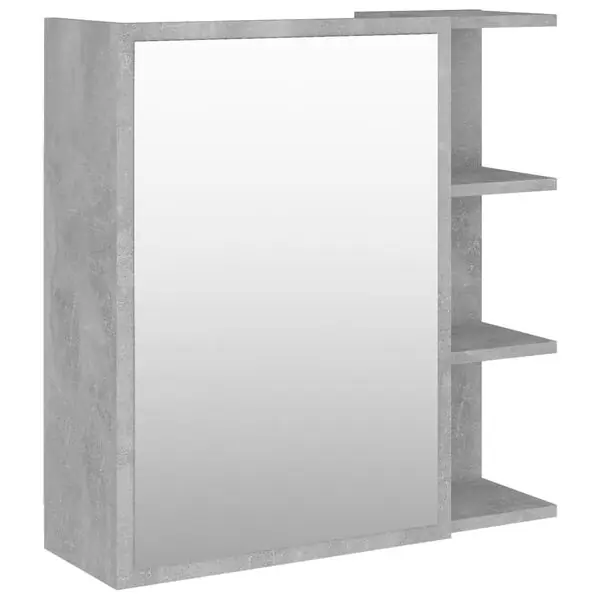 Köp nu vidaXL Spegelskåp för badrum betonggrå 62,5x20,5x64 cm konstruerat trä