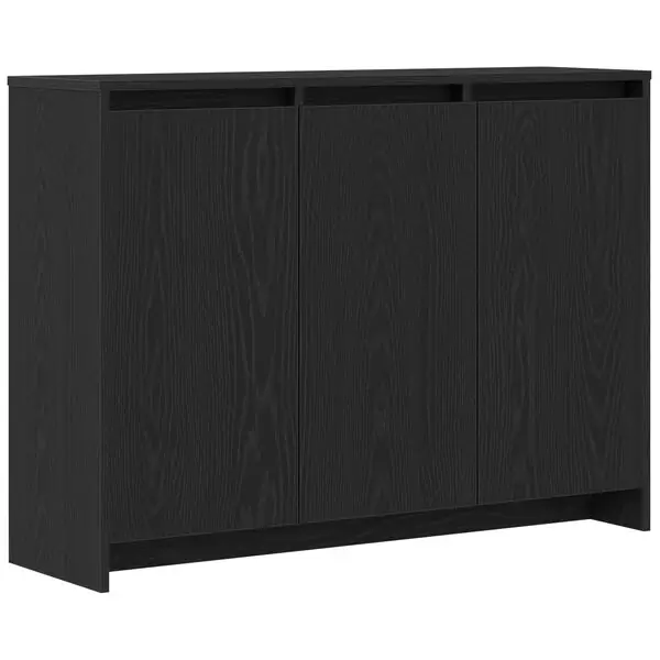 Extra rabatt vidaXL Sideboard Svart 102 x 29,5 x 75 cm Konstruerat trä