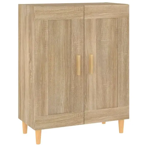 vidaXL Byrå sonoma-ek 69,5x34x90 cm konstruerat trä Outlet
