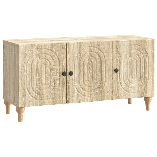 vidaXL TV-skåp Sonoma-ek 99 x 34,5 x 50 cm Konstruerat trä Populär