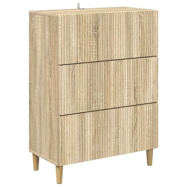 vidaXL Lådans skåp Sonoma-ek 66 x 34,5 x 90 cm Konstruerat trä Fynd