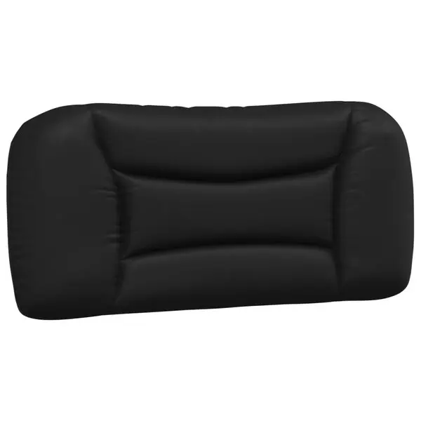 I lager vidaXL Headboard Cushion "Hvar" Black 80 cm Faux Leather