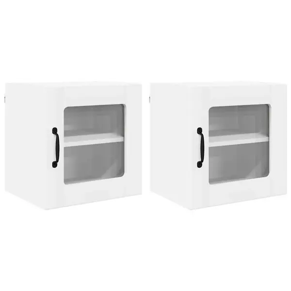 Kundfavorit vidaXL Diskmaskin panel Lucca 2 pcs Vit 40 x 31 x 40 cm