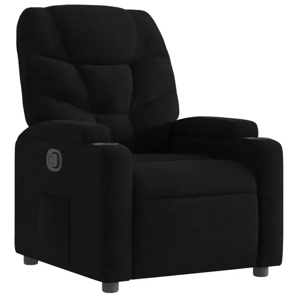 vidaXL Reclinerfåtölj svart tyg Fri frakt