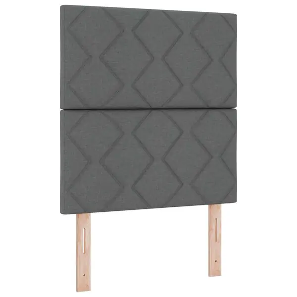 vidaXL LED huvuddyna Grå 80 cm tyg Sänkt pris