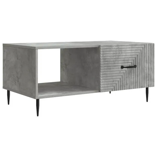 Extra rabatt vidaXL Kaffeebord Betonggrå 90 x 50 x 40 cm Konstruerat trä