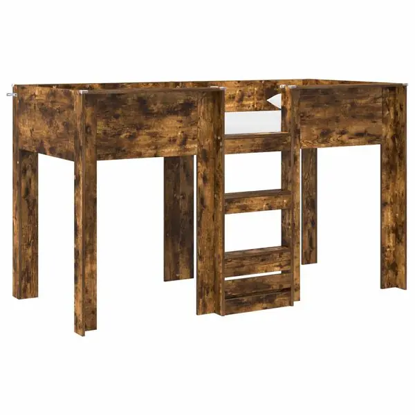 vidaXL Köksbädd för barn Rökt ek 75 x 190 cm Konstruerat trä Kundfavorit