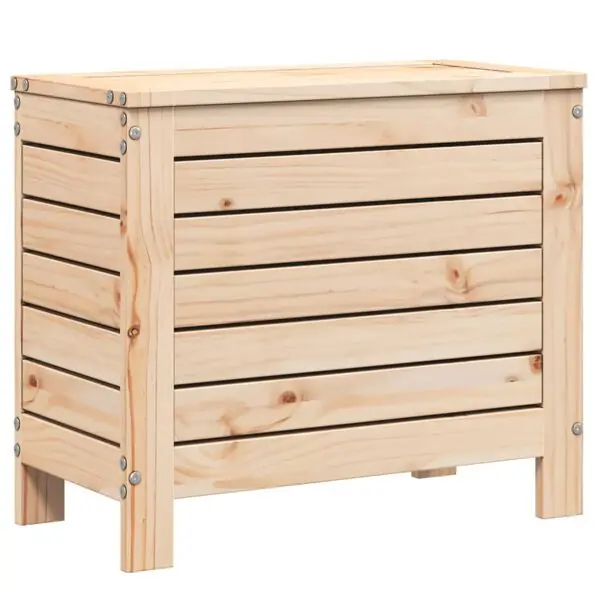 Endast idag vidaXL Fotpall för trädgården 62x31,5x52 cm massiv furu
