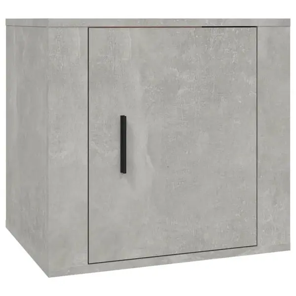 Rabatter vidaXL Sängbord betonggrå 50x39x47 cm