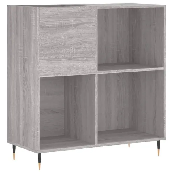 vidaXL Stereobänk grå sonoma 84,5x38x89 cm konstruerat trä Begränsat erbjudande