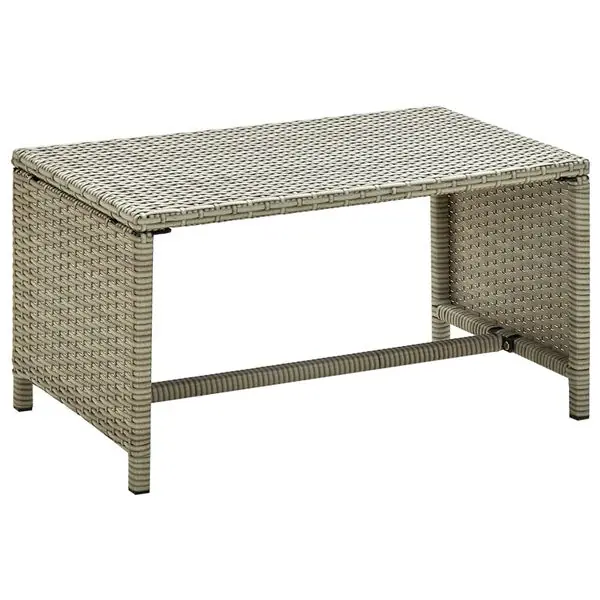 vidaXL Soffbord beige 70x40x38 cm konstrotting Expressleverans