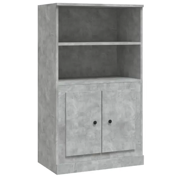 vidaXL Skåp betonggrå 60x35,5x103,5 cm konstruerat trä Nyhet
